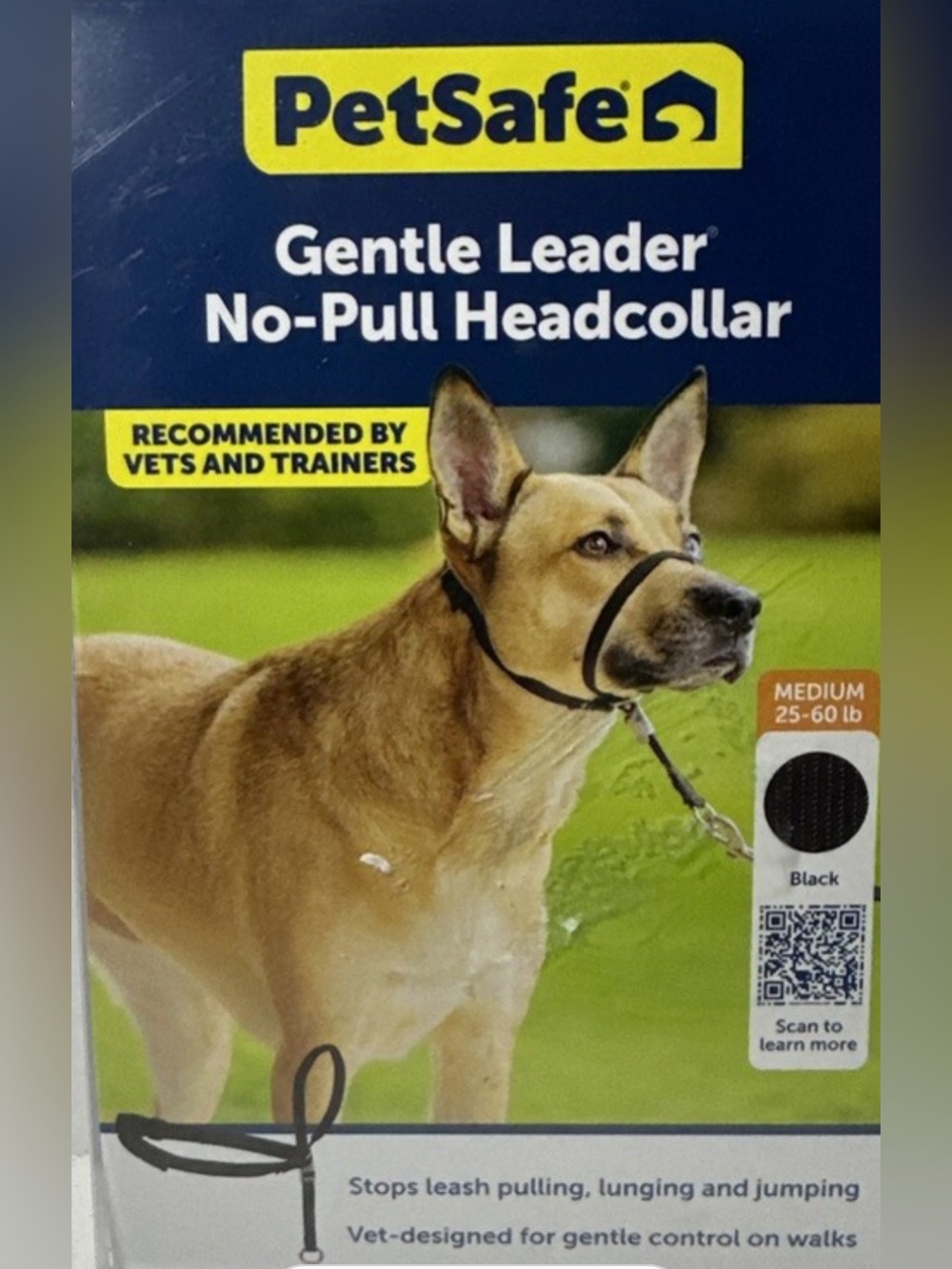 PetSafe Gentle Leader No-Pull Headcollar. Medium 25-60 lb.  New in box.